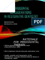 Periodontal Considerations in Restorative Dentistry Part 1+2