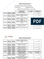 Planilla de Asistencia Campos de Practica Profesional 2