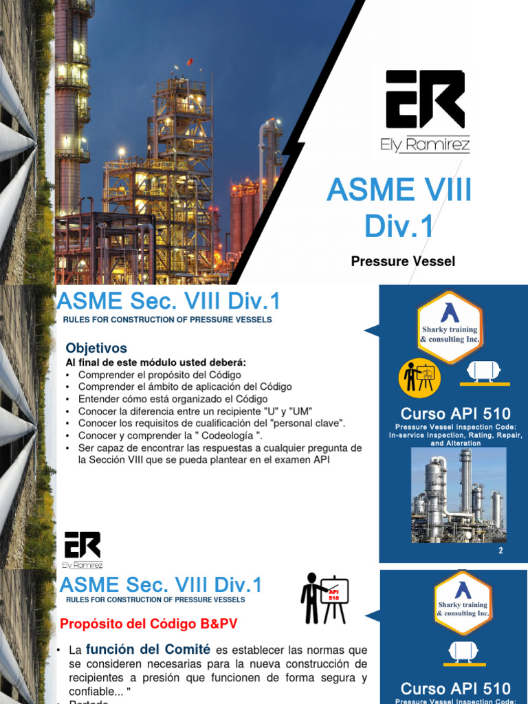 Normas ASME Sección VIII Div.1 | PDF | Ingeniería mecánica