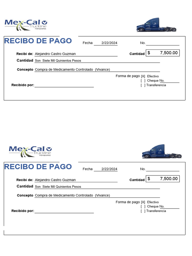 Recibo de Dinero2 | PDF
