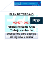 PT - 000507 - 2023 - A - Trabajos RC Santa Anita - Trabajo Cambio de Accesorios para Puertas de Ingreso y Salida