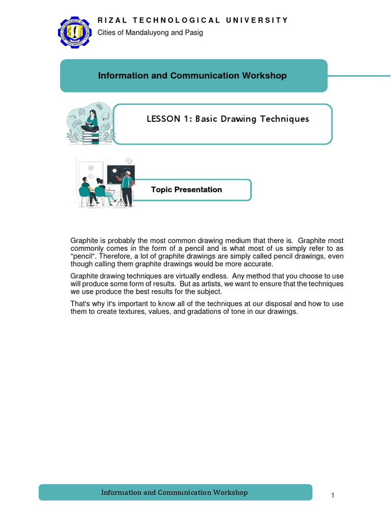 Lesson 1 Illustration Download Free Pdf Drawing Pencil