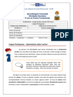 Caderno de Atividades - 4ºano - EF - Outubro