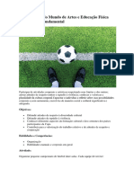 Projeto Copa Do Mundo de Artes e Educação Física em PDF