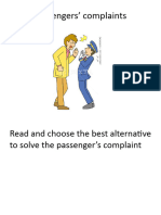 Passengers' Complaints