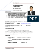 CV Benjamin Arevalo Andrade 2023 Ing. Sci