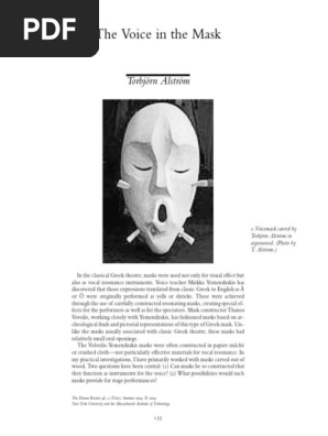 The voice and the mask