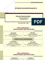 A2 - Met Inv II - Cont Experimental - Validade Interna