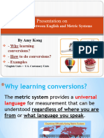 M3.1 Lecture - Standard and Metric Units Conversion