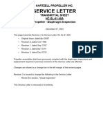 Service Letter: Hartzell Propeller Inc. Transmittal Sheet HC-SL-61-48A Propeller - Diaphragm Inspection