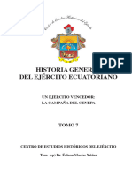 Historia General Del Ejército Ecuatoriano: Tomo 7
