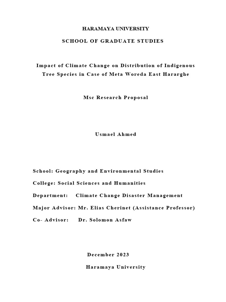 research-proposal-impact-of-climate-change-on-distribution-of