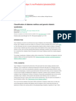 Diabetes Mellitus and DKA UpToDate 2020