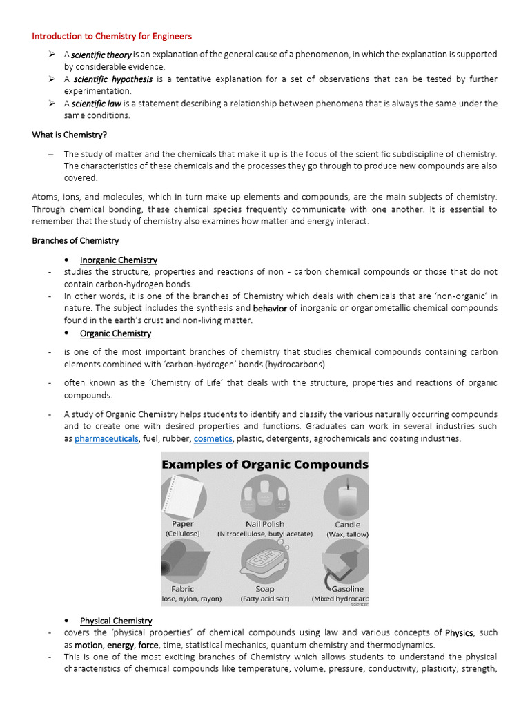 Chemistry for engineers download free pdf chemistry mixture