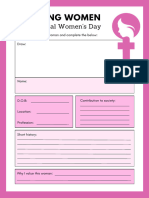 Women's Day - Free Worksheets