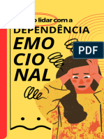 Capa para Ebook Ansiedade Amarelo e Preto