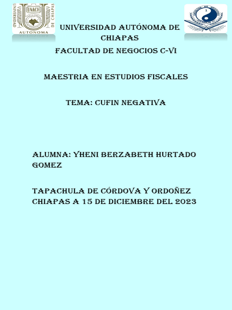 Cálculo y Actualización de UFIN Negativa | PDF | Impuesto sobre la ...