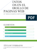 Elementos Básicos Paginas Web