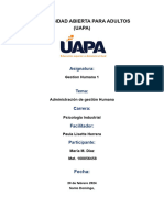 Tarea de Gestion Humana Nueva