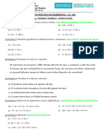 TP Números Enteros (Operaciones) - (2do EES10)