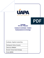 Sociología. (FGC-102.) Cuaderno de Actividades-Unidad 1 - Nelissa Gonzalez - 100064214