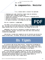 Cap. 1.2b. Os Componentes - Resistor - PARTE 2