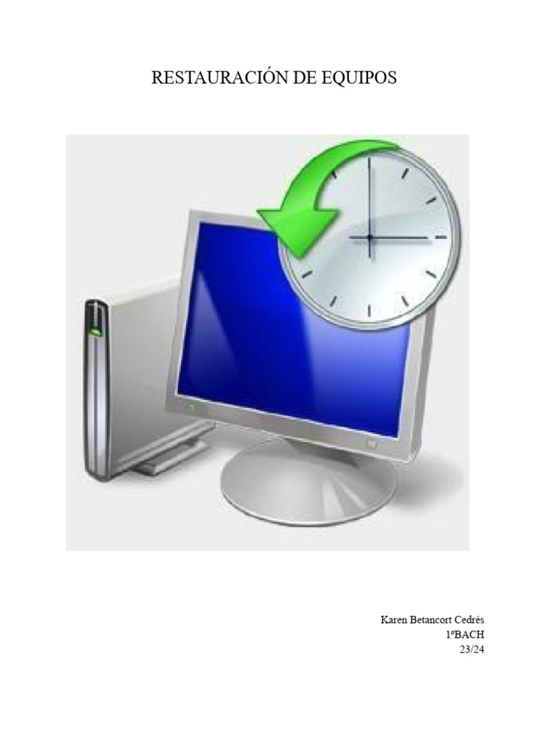 Copia y restauración en Linux con Timeshift | PDF