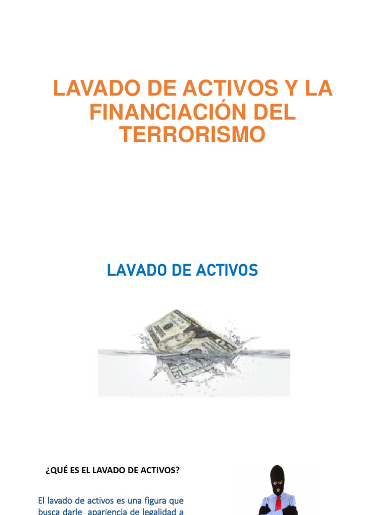 Lavado de Activos y Terrorismo: Guía Completa | PDF | Lavado de dinero ...