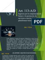 Artículos 113A - 113D