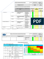 G P R A R S Pengoperasian LV: Eneral Urpose ISK Ssessment Ecord Heet