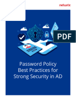 Password Policy Best Practices For Strong Security in AD