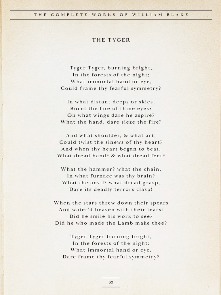 William Blake's Poem 