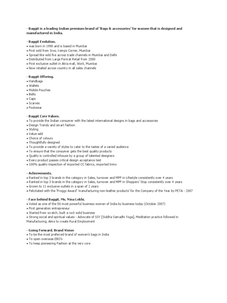 Baggit Vs LV PDF Handbag Clothing