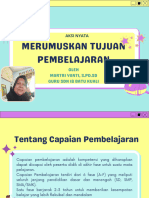 AKSI NYATA MERUMUSKAN TUJUAN PEMBEJARAN MARTRI YANTI, S.PD - SD