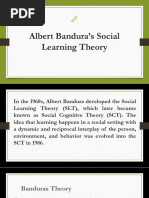 3.ALBERT BANDURA'S SOCIAL LEARNING THEORY