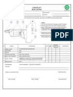 Form Checklist Inspeksi Bor Listrik