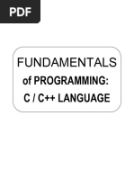 Fundamentals of Programming