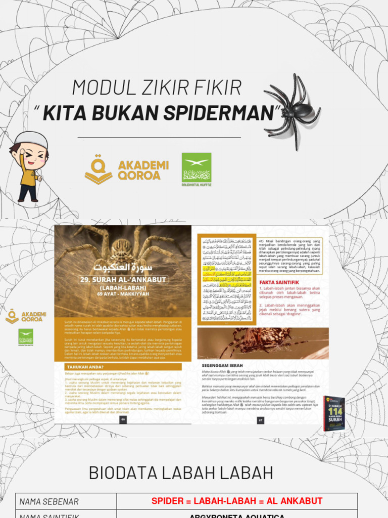 Labah-labah dalam Al-Quran dan Pelajaran | PDF