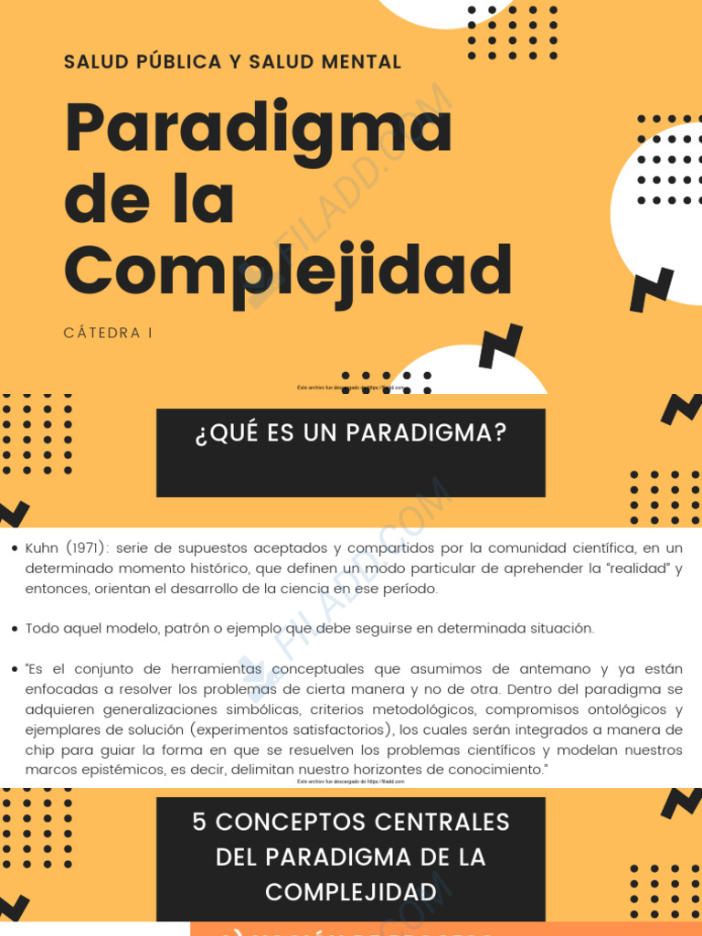 Paradigma de la Complejidad en Salud | PDF | Paradigma | Evolución