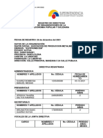 Comprobante de Directiva de La ASOPROMECEM