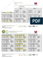 Schedule NCM109B 2nd Semester SY