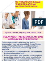 Materi - 4 - Komunikasi Terapeutik DLM Pelayanan & Asuhan Kep - 26-Februari - 2024-Dc