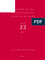 PIEDMONT & VILLAGE Eds (2001) Research in The SOcial Scientific Study of Religion