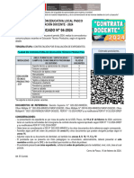 Comunicado 04 Convocatoria 3ra Etapa - Contratación Por Expedientes ETP