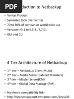 Introduction To Netbackup