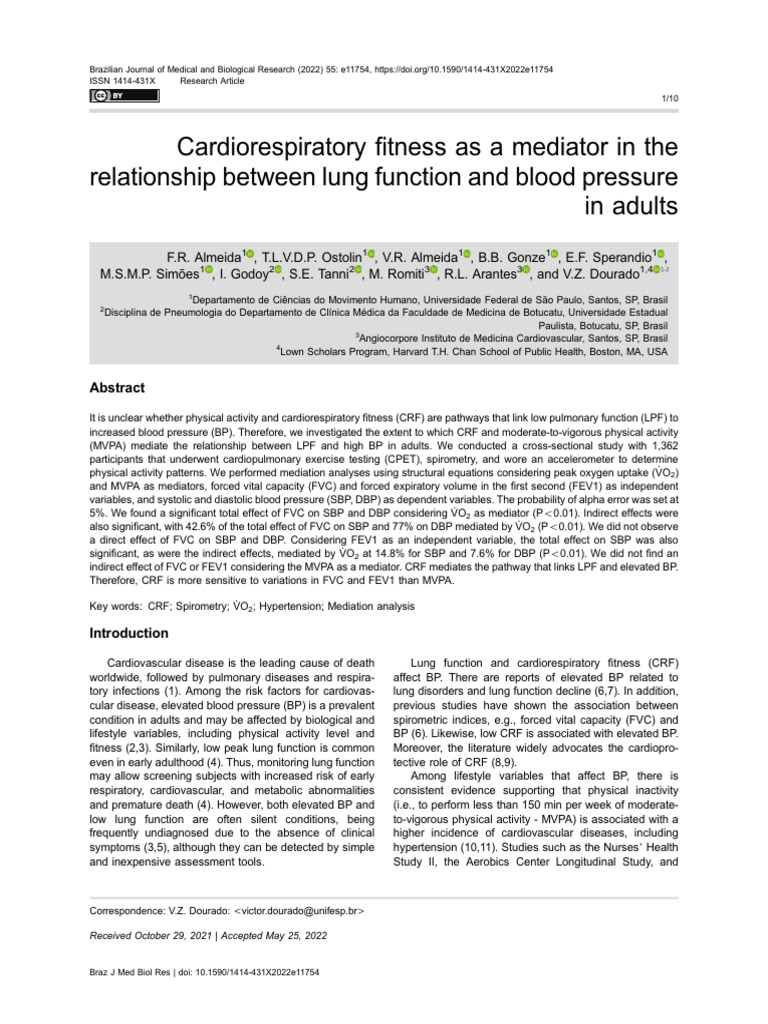 almeida2022CRF As A Mediator in The Relation Between Lung Function and ...