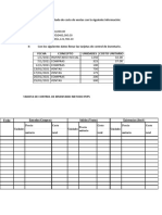 Registro Tarjeta de Control de Inventario