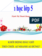 LỚP 5 TIẾT 44 CD4 Bai 2 Cau Lenh Lap Long Nhau