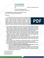 Pemberitahuan Jadwal Rekredensialing FKTP Bulan Oktober 2022