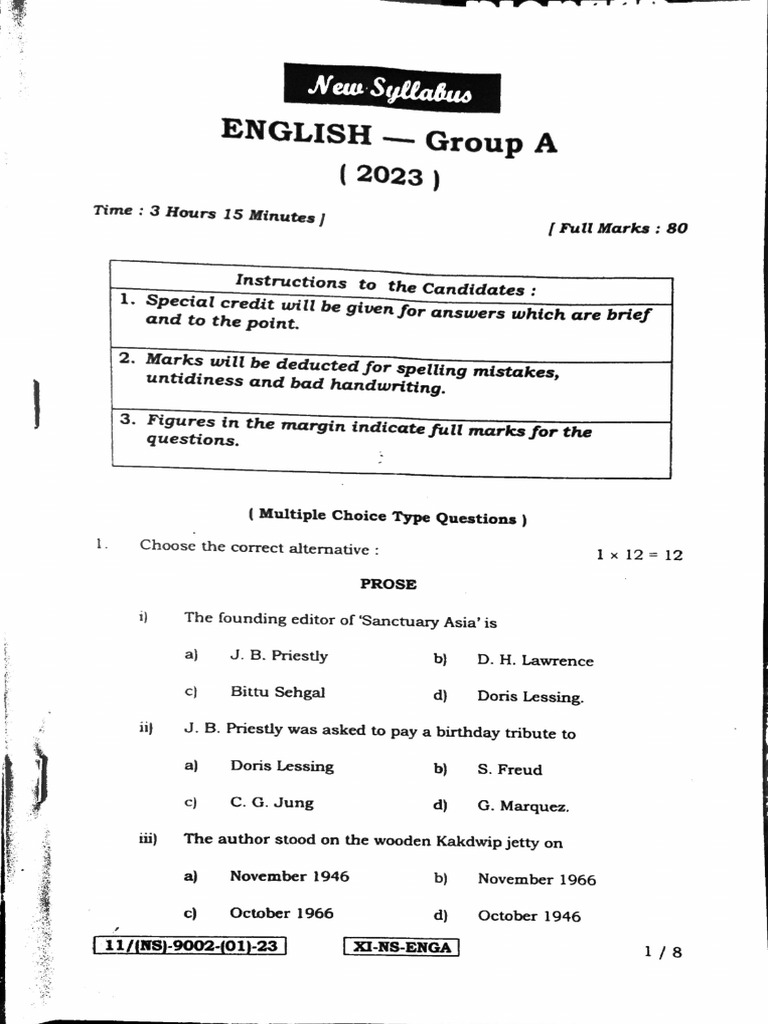 NEUW English Syllabus 2023 Overview | PDF | Linguistic Morphology ...